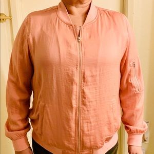PINK BOMBER JACKET